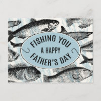 Pescándote una postal del Día del Padre Feliz