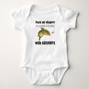 Pescar con el atuendo del abuelo Baby Jersey