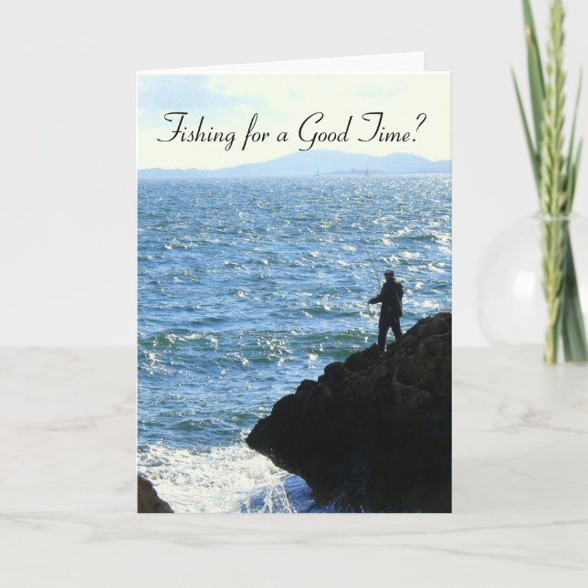 ¿Pescar Por Buen Tiempo? Invitación (Anverso)