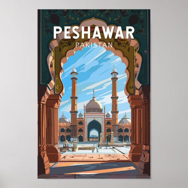 Peshawar Pakistán Viaje al arte (Frente)