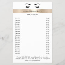 Pestañas cejas folleto