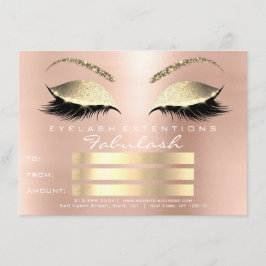 Pestañas de Lujo Blancas Certificado de Maquillaje