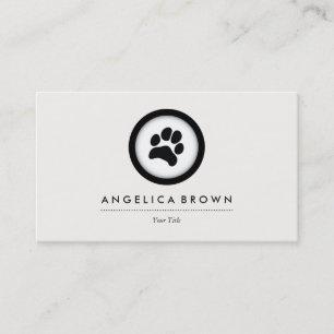 Pet Care Veterinaria Tarjeta de visita
