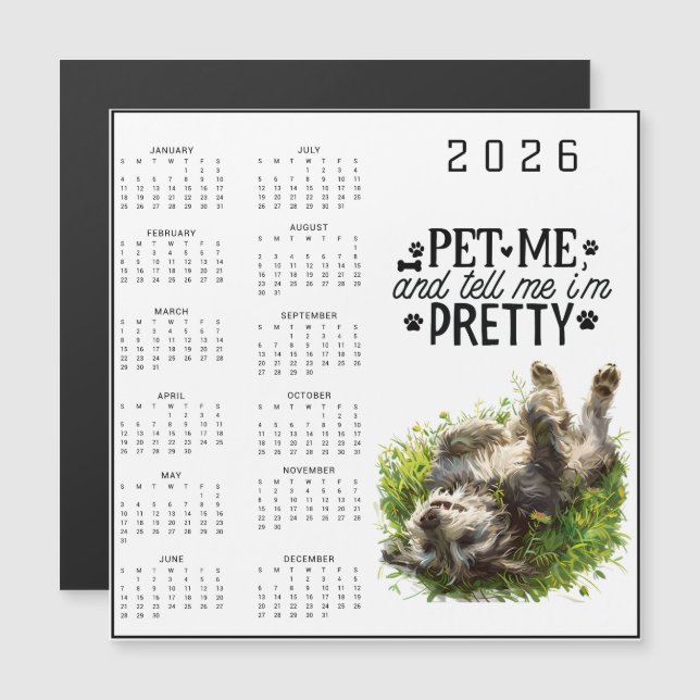 Pet Me and Tell Me I'm Pretty Dog (Anverso/Reverso)