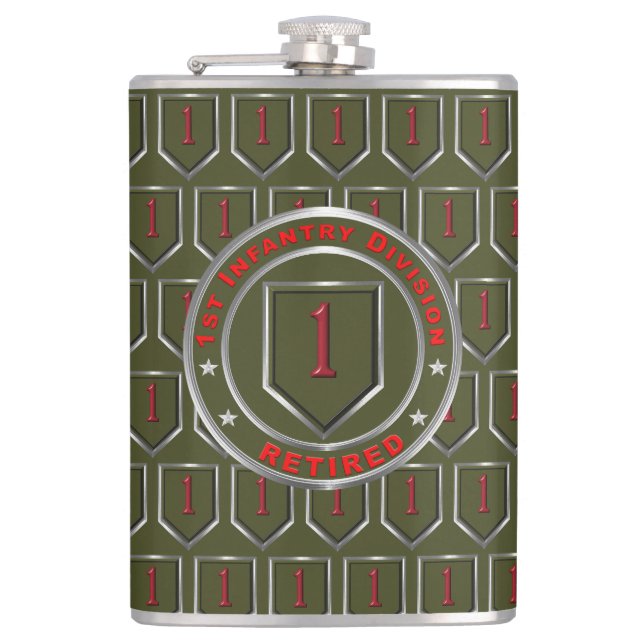 Petaca 1ª División de Infantería Retirada (Anverso)