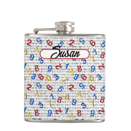 Petaca 123 números Rojo Amarillo Azul Blanco Binario