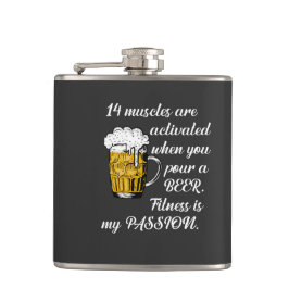 Petaca 14 Músculos activados cuando vierte una cerveza.