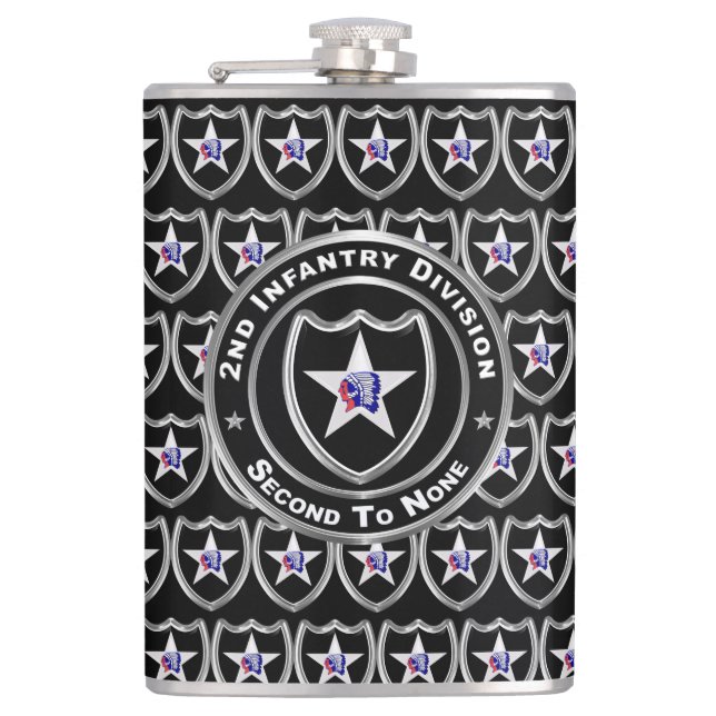 Petaca 2ª División de Infantería Retirada (Anverso)