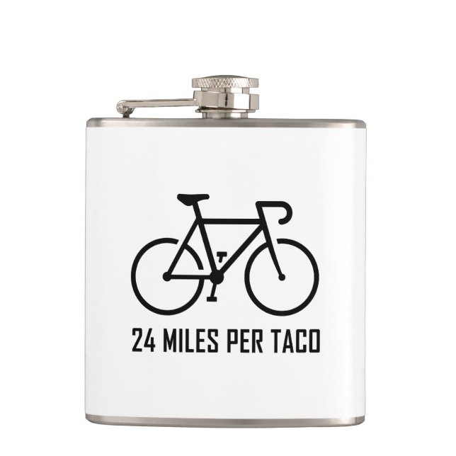 Petaca 24 millas por taco (Anverso)