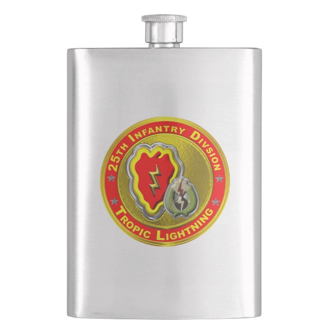 Petaca 25ª División de Infantería (Anverso)