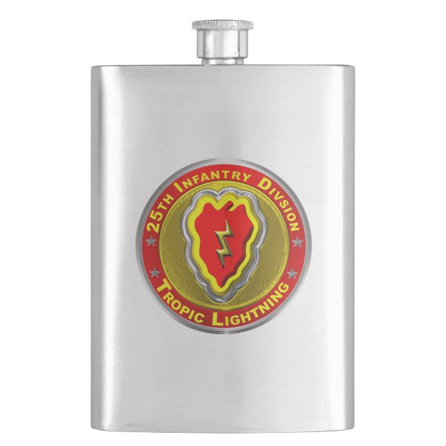 Petaca 25ª División de Infantería (Anverso)