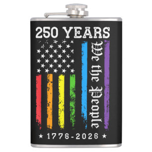 Petaca 250 años de la Bandera LGBT de EE. UU. del 250 ani