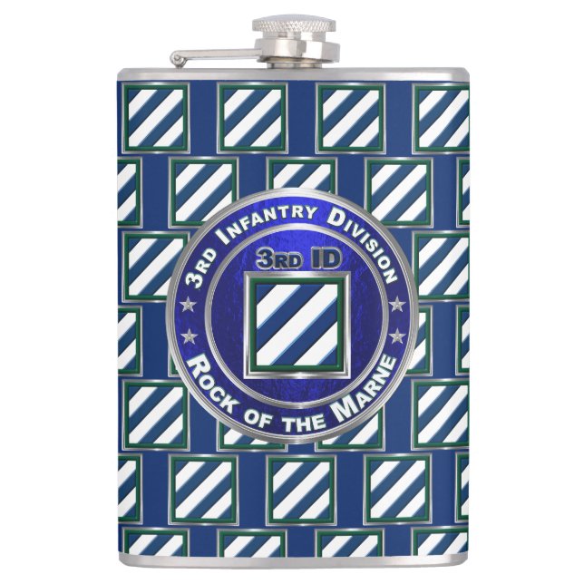 Petaca 3ra División de Infantería Retirado (Anverso)
