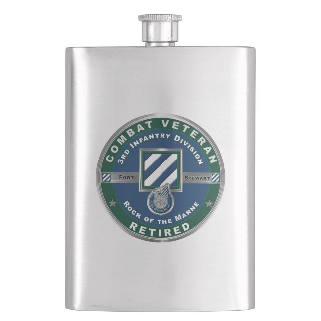 Petaca 3ra División de Infantería Retirado (Anverso)