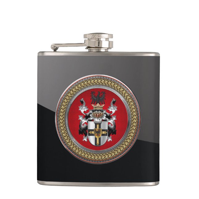 Petaca [500] Escudo de armas de orden teutónico (Anverso)