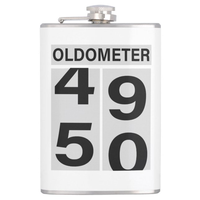 Petaca 50.º Oldometer (Anverso)