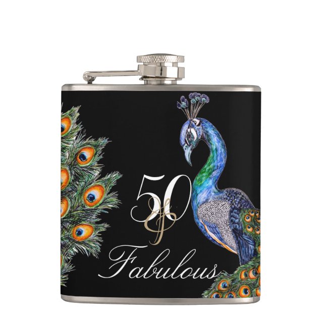 Petaca 50 y Fabuloso Elegante acuarela (Anverso)