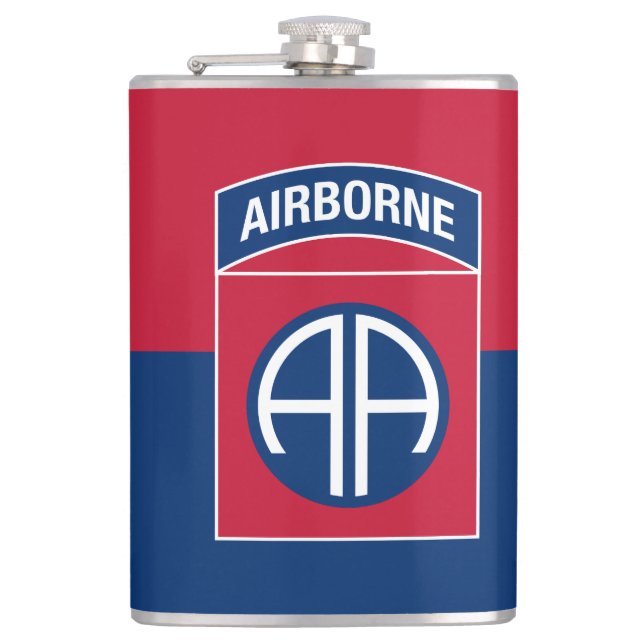 Petaca 82ª División Aérea Bandera Veterano Militar (Anverso)