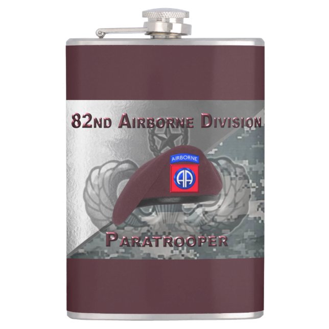 Petaca 82ª División Aerotransportada de EE. UU. (Anverso)