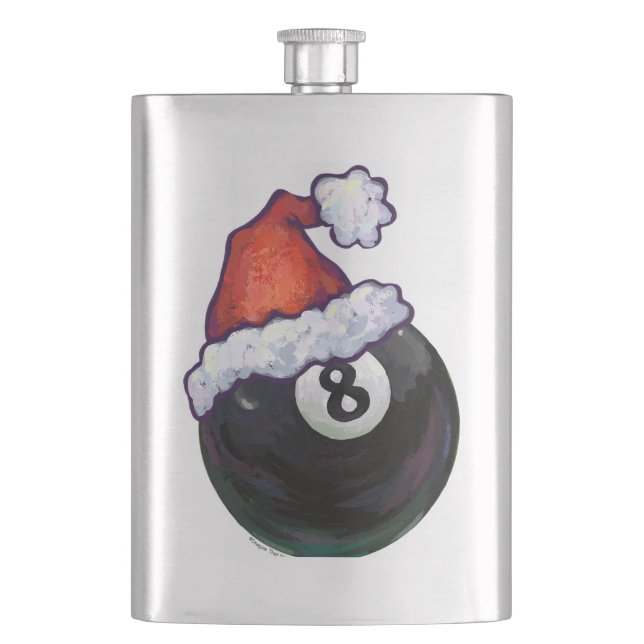 Petaca 8 Ball Navidades Green (Anverso)