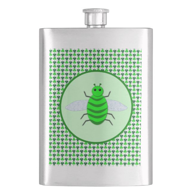 Petaca Abeja y rocas de San Patricio (Anverso)