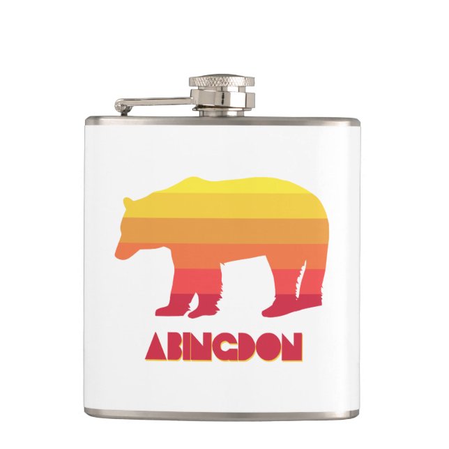 Petaca Abingdon Virginia Rainbow Bear (Anverso)