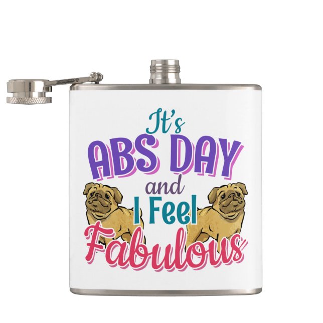 Petaca Abs Day Core Workout - Pug Dog Lover (Abierto)