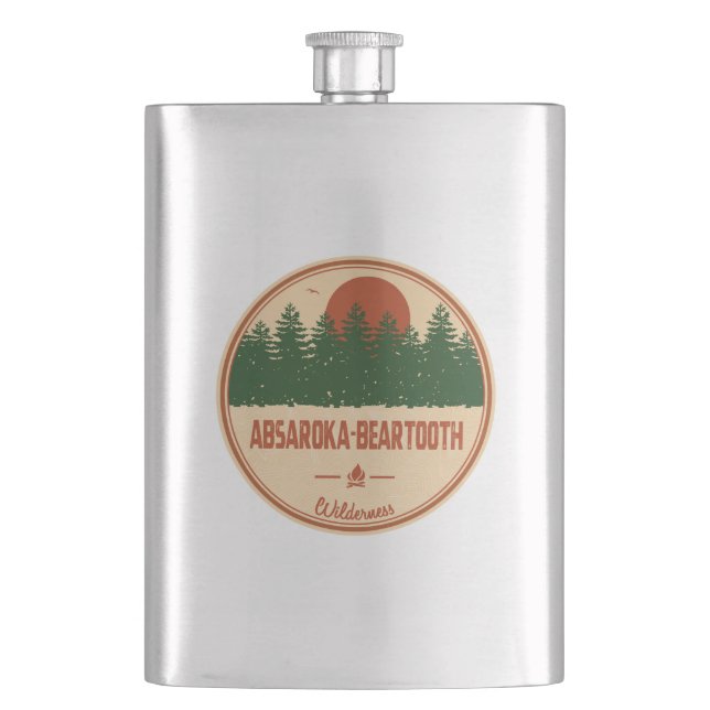 Petaca Absaroka - Beartooth Wilderness Montana Wyoming (Anverso)