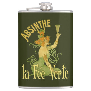 Petaca Absinthe Green Fairy La Fee Verte,Poster Steampunk