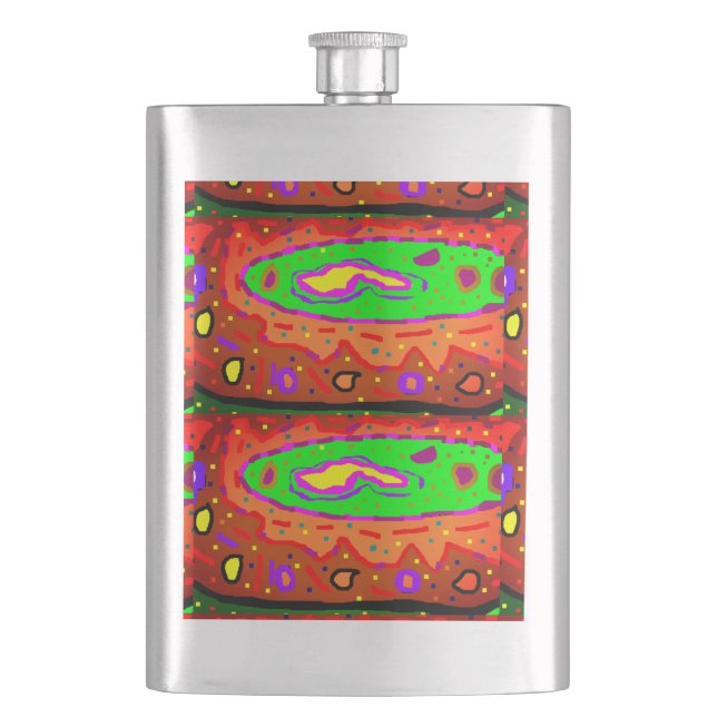 PETACA ABSTRACT HIPPY ART RETRO (Anverso)