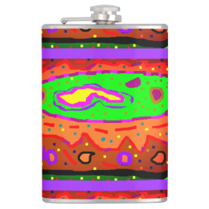 PETACA ABSTRACT HIPPY ART RETRO