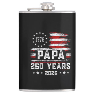 Petaca Abuelo Americano Bandera 250 Años 4 de Julio Gran