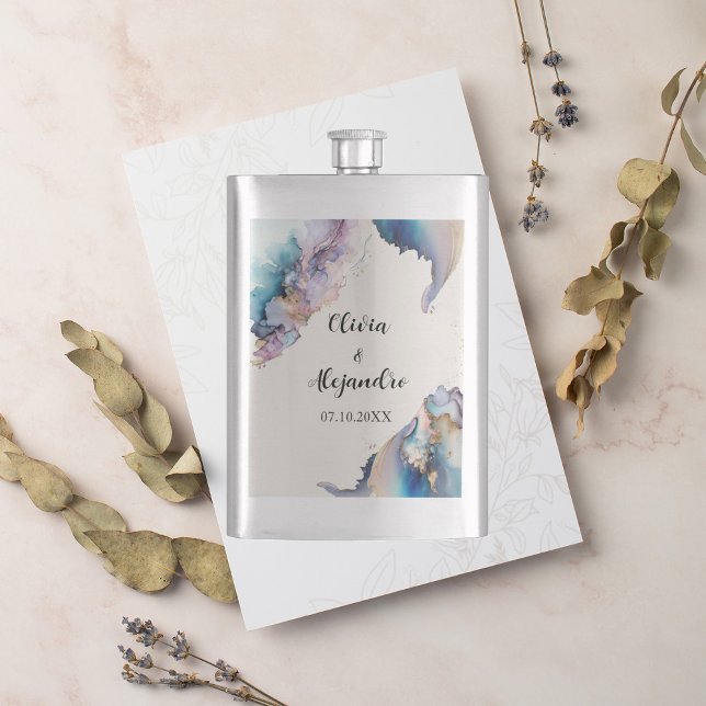 Petaca Acuarela cósmica (Subido por el creador)