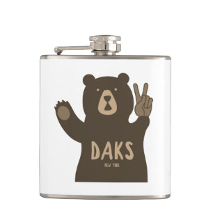 Petaca Adirondacks Peace Bear