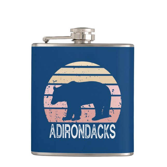 Petaca Adirondacks Retro Bear (Anverso)
