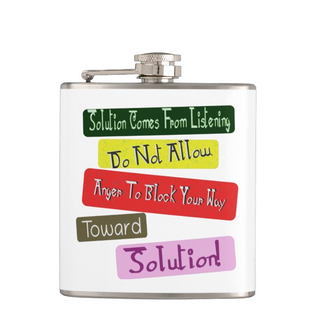 Petaca ¡Adopte Una Relación Amada Hacia La Solución! Comp (Anverso)