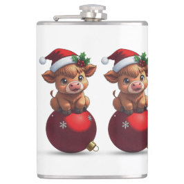 Petaca adorable baby highland cow sitting