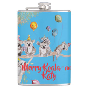 Petaca Adorable Koala Koalas Feliz Navidad Koala-mus Chic