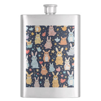 Petaca Adorable Soft Pastel Baby Animal Classic Flask