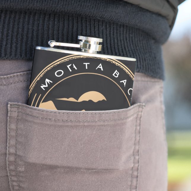 Petaca #adventuregearVinylWrappedFlask (In Situ)