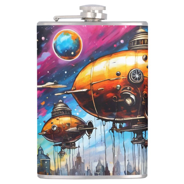 Petaca Aeronave cósmica (Anverso)