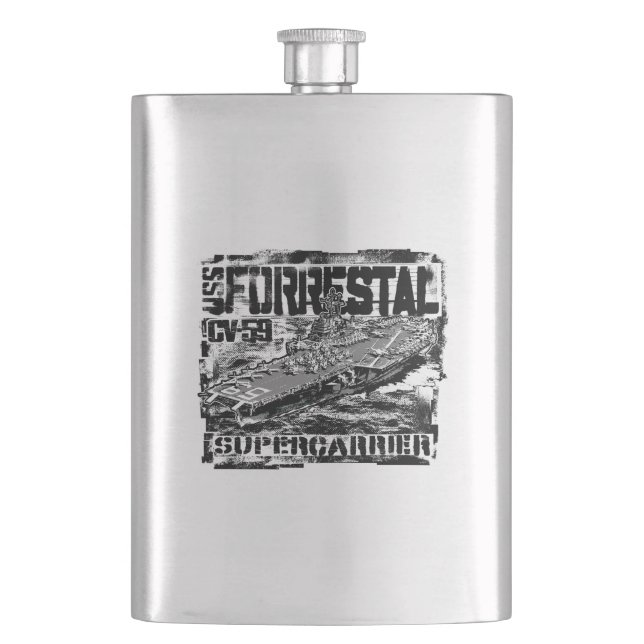 Petaca Aeronave Forrestal Flask Classic (Anverso)