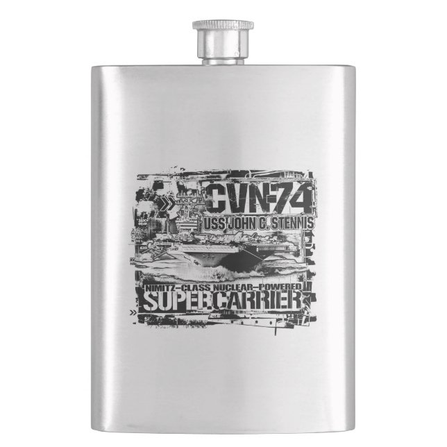 Petaca Aeronave John C. Stenis Classic Flask (Anverso)