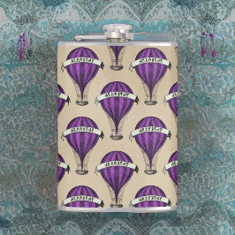 Petaca Aeronaves Purple Steampunk