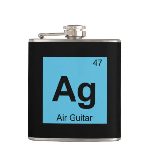 Petaca Ag - Tabla Periódica De Música De Guitarra Aérea Q