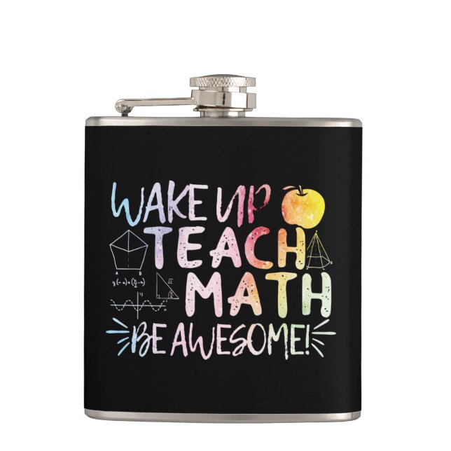Petaca Agradecimiento al profesor de matemáticas - Sé inc (Anverso)