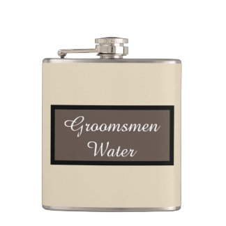 Petaca Agua de los padrinos de boda