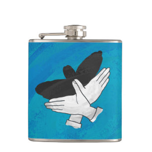 Petaca Águila Sombra Sobre El Azul