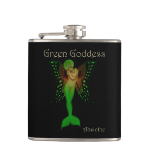 Petaca Ajenjo verde de la diosa