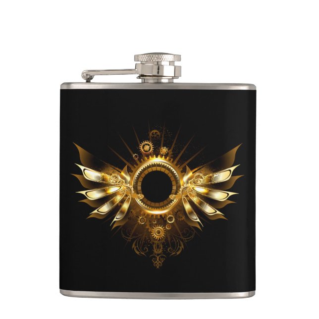 Petaca Alas de steampunk (Anverso)